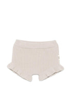 Shorts per neonata Douuod Kids beige con trama a coste DZ6059 Z3404 107 DOUUOD KIDS 