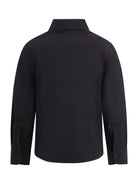 Camicia per bambino Balmain Kids nera con dettaglio bavero BY5P20 P0562 930NE BALMAIN KIDS 