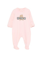 Tutina per neonata Moschino Kids rosa con stampa orsetto MUT04PLCA19 50209 MOSCHINO KIDS 