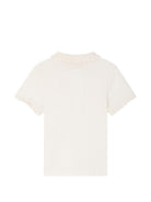 T-shirt per bambina Bonpoint bianco latte con motivo ricamato S06GTSK00018 102 BONPOINT KIDS 