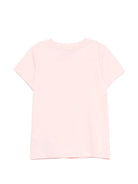 T-shirt per bambina Moschino Kids rosa con stampa grafica Teddy bear HGM06KLAA02 50209 MOSCHINO KIDS 