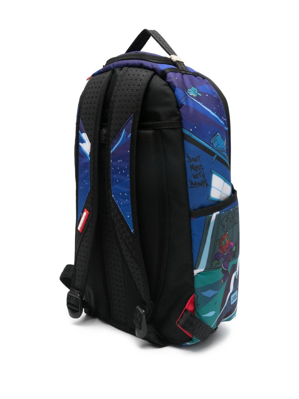 Zaino per bambino Sprayground kid multicolore con stampa grafica 910B8356 NSZ SPRAYGROUND KIDS 