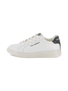 Sneakers in pelle per bambino Karl Lagerfeld Kids bianche con lacci e dettaglio con logo Z30990 10P KARL LAGERFELD KIDS 