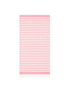 Telo mare MC2 Saint Barth rosa e beige con motivo a righe FOUT012 00640L MC2 ST. BARTH KIDS 