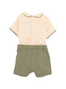 Completo per neonato La Stupenderia multicolore con colletto Peter Pan 2TCCT61 D19R77 LA STUPENDERIA KIDS 
