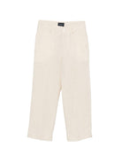 Pantaloni per bambino Fay Kids beige con logo ricamato sul retro FY6P50 I0318 109 FAY KIDS 