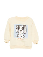 Felpa per neonato Bobo Choses giallo con stampa grafica Van Dog B126AB033 721 BOBO CHOSES KIDS 