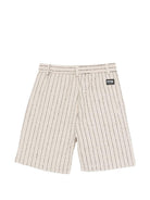 Shorts per bambino Paolo Pecora Kids beige con motivo a righe PP4311 BEIGE PAOLO PECORA KIDS 