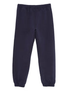 Pantaloni sportivi per bambino Palm Angels Kids blu con stampa con logo PBCH008F25FLE001 4625 PALM ANGELS KIDS 