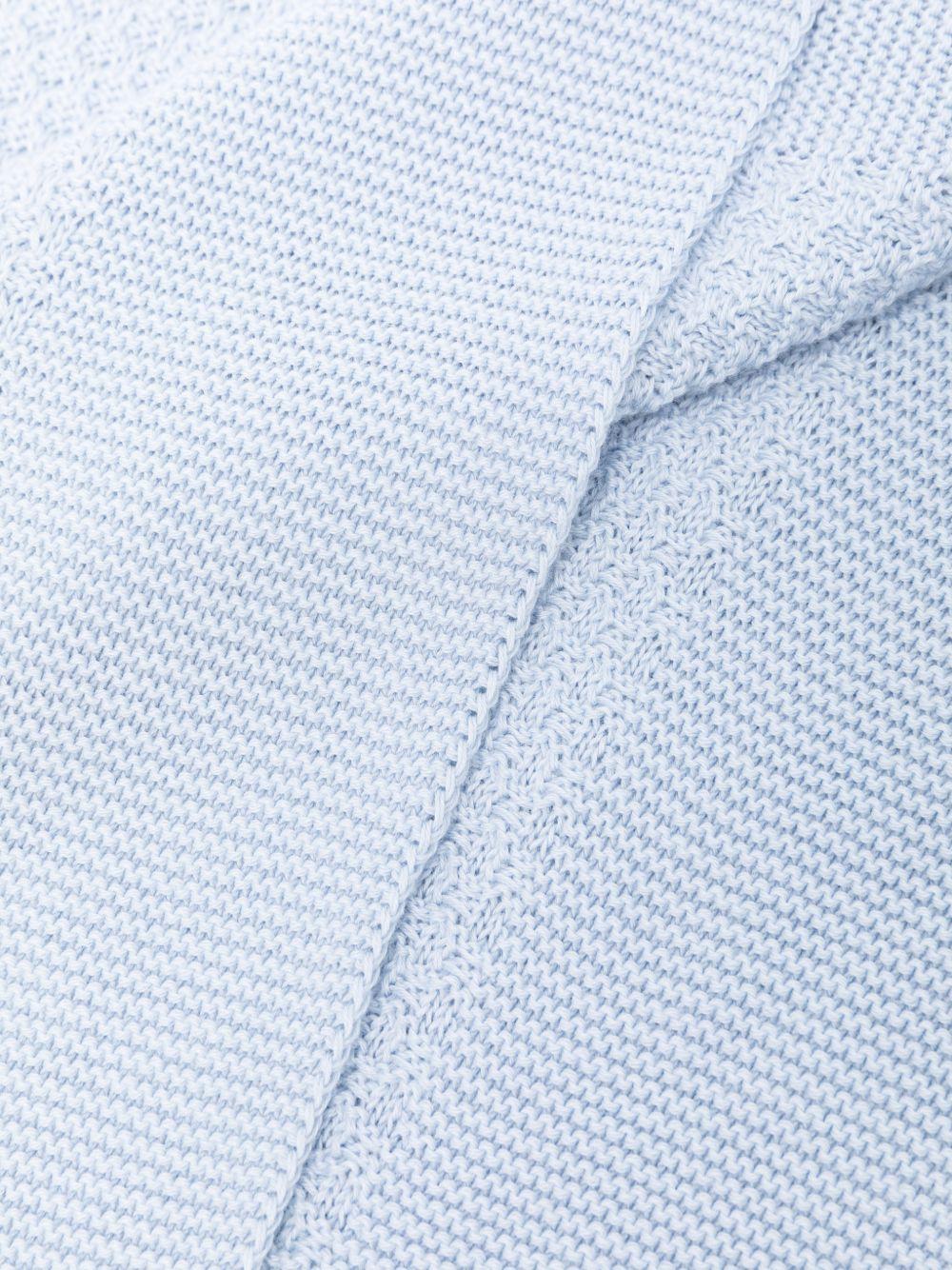 Coperta per neonato Paz Rodriguez blu con lavorazione a maglia 031-123414 801 PaZ RODRIGUEZ 