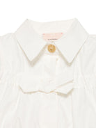 Blusa per bambina Elisabetta Franchi La Mia Bambina bianco in cotone EGCA0410CA235 0000 ElISABETTA FRANCHI 