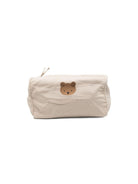 Borsa da toilette per neonati Donsje beige con ricamo orsetto 7100202 00017 DONSJE KIDS 
