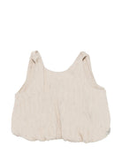 Top per neonata Donsje beige con design increspato 4111200 00013 DONSJE KIDS 