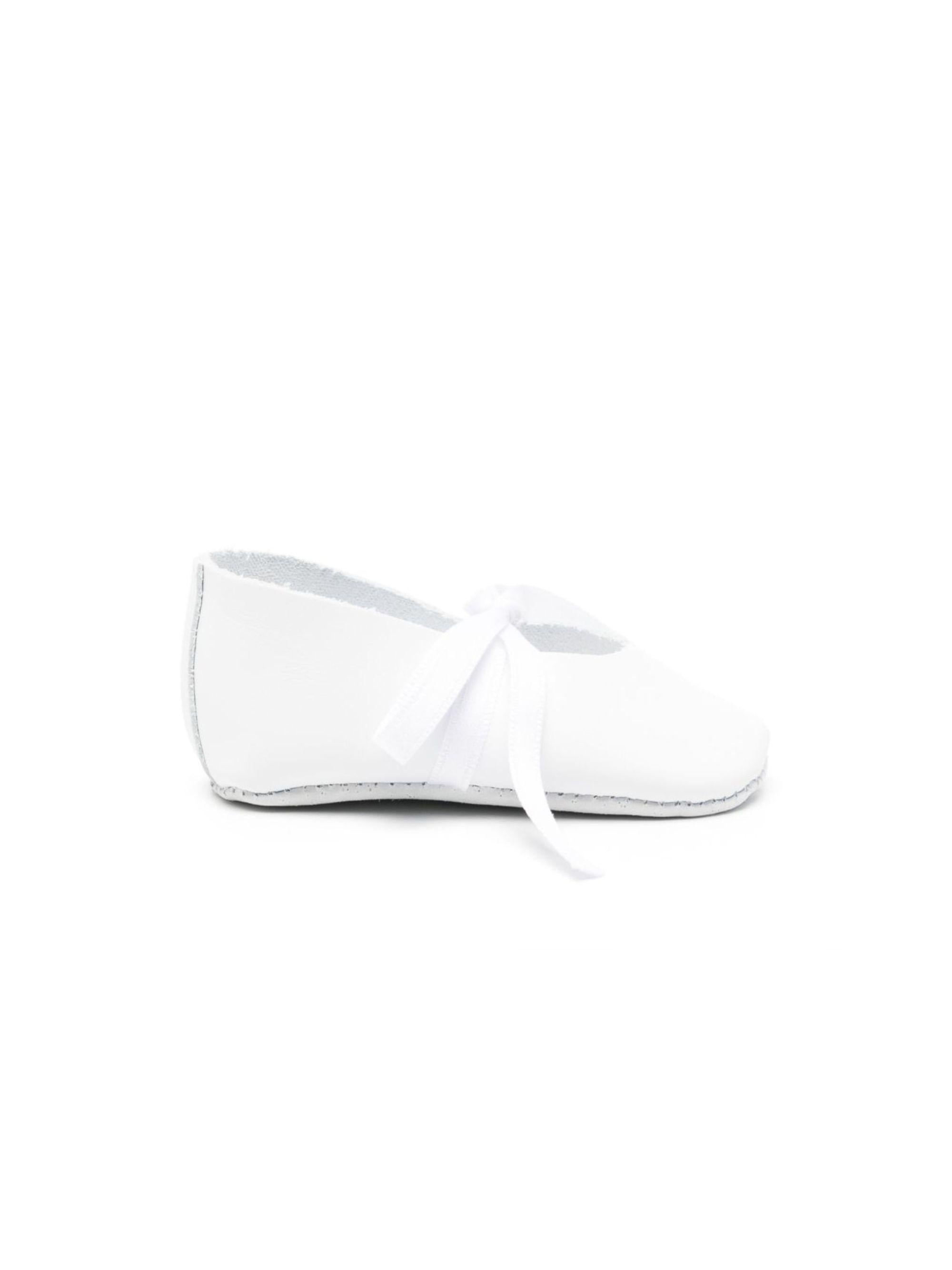 Ballerine per neonata Tartine & Chocolat bianche con nastro CC80021 01 TArtine & Chocolat KIDS 