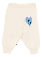 Pantaloni per neonato Molo bianco con stampa a cuore 6S26I208 9829 MOLO KIDS 