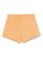 Shorts per bambina Mini Rodini beige con stampa grafica sul davanti 2563010013 BEIGE MINI RODINI 