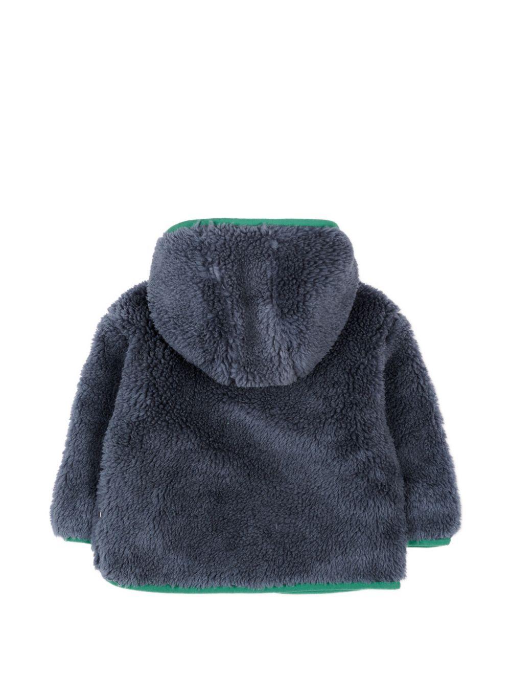 Giubbino per neonato Stella McCartney Kids blu con bordi a contrasto TZ2317 Z4058 657 STELLA McCARTNEY KIDS 