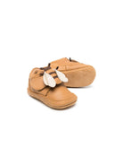 Scarpine primi passi per neonato Donsje marrone con chiusura a strappo 1037001 PU004 DONSJE 