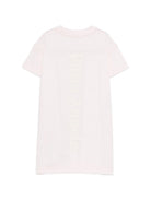 Abito per bambina Palm Angels Kids rosa con maniche corte PGDB002S26JER001 042 PALM ANGELS KIDS 