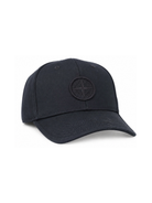 Cappello da baseball per bambino Stone Island Junior nero con applicazione L1S169100001S0248 V0029 STONE ISLAND JUNIOR 