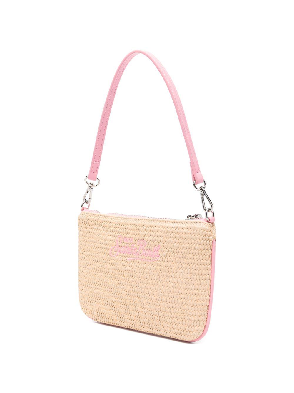 Pochette Parisienne MC2 Saint Barth beige con ricamo logo PARM002 00415L MC2 ST. BARTH KIDS 