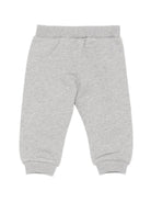 Pantaloni sportivi per neonato Balmain Kids grigi con dettaglio logo a contrasto BZ6320 Z3188 806BD BALMAIN KIDS 