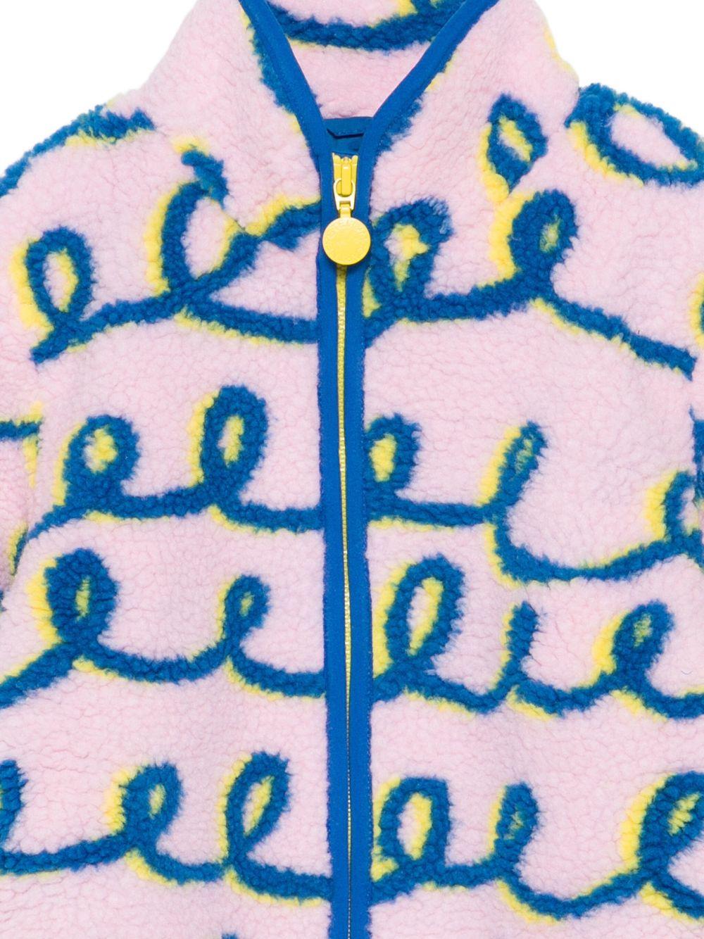 Giubbino per bambina Stella McCartney Kids rosa con motivo a vortice TX2B47 Z3052 552MC STELLA McCARTNEY KIDS 