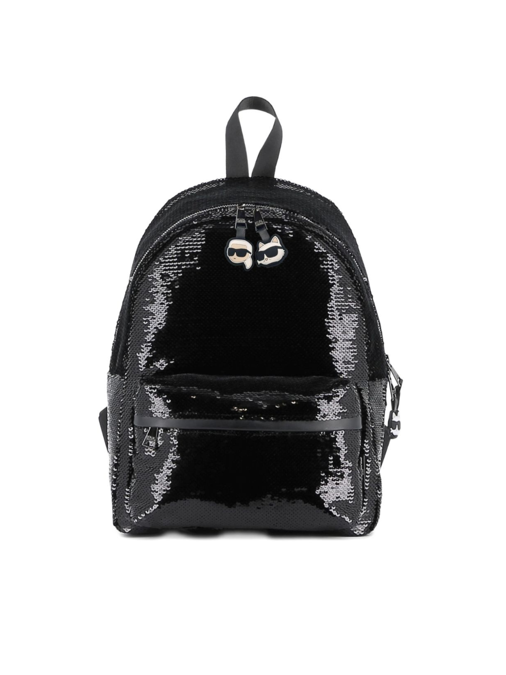 Zaino per bambina Karl Lagerfeld Kids nero con paillettes Z31026 09B KARL LAGERFELD KIDS 