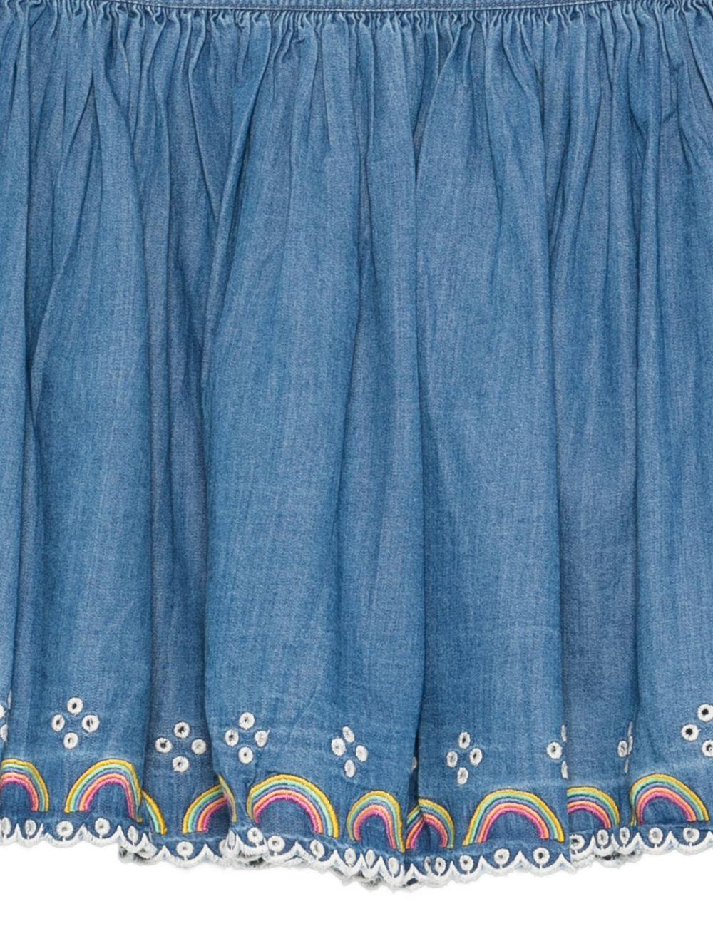 Gonna per bambina Molo denim con dettagli traforati 2S26D111 9844 MOLO KIDS 