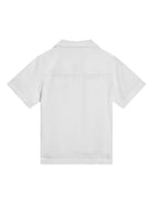 Camicia per bambino Dolce & Gabbana Kids bianco con ricamo L44S24 FU4LH W0800 DOLCE & GABBANA KIDS 