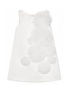 Abito per bambina Elisabetta Franchi La Mia Bambina bianco a trapezio EFAB6560RA016 0000 ElISABETTA FRANCHI KIDS 