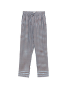 Pantaloni per donna Scotch & Soda blu con motivo a quadri ULH00594F 248 SCOTCH DONNA 