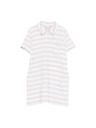Abito per bambina Bonpoint bianco con tasca sul petto C06GDRK00001 257A BONPOINT KIDS 