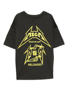 T-shirt per bambino MSGM Kids nero con stampa grafica F5MSJGTH267 MS064 MSGM KIDS 