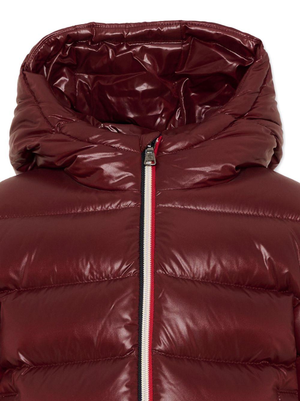 Giubbino per bambini Moncler Enfant bordeaux con design imbottito L29541A00035597Z8 464 MONCLER KIDS 