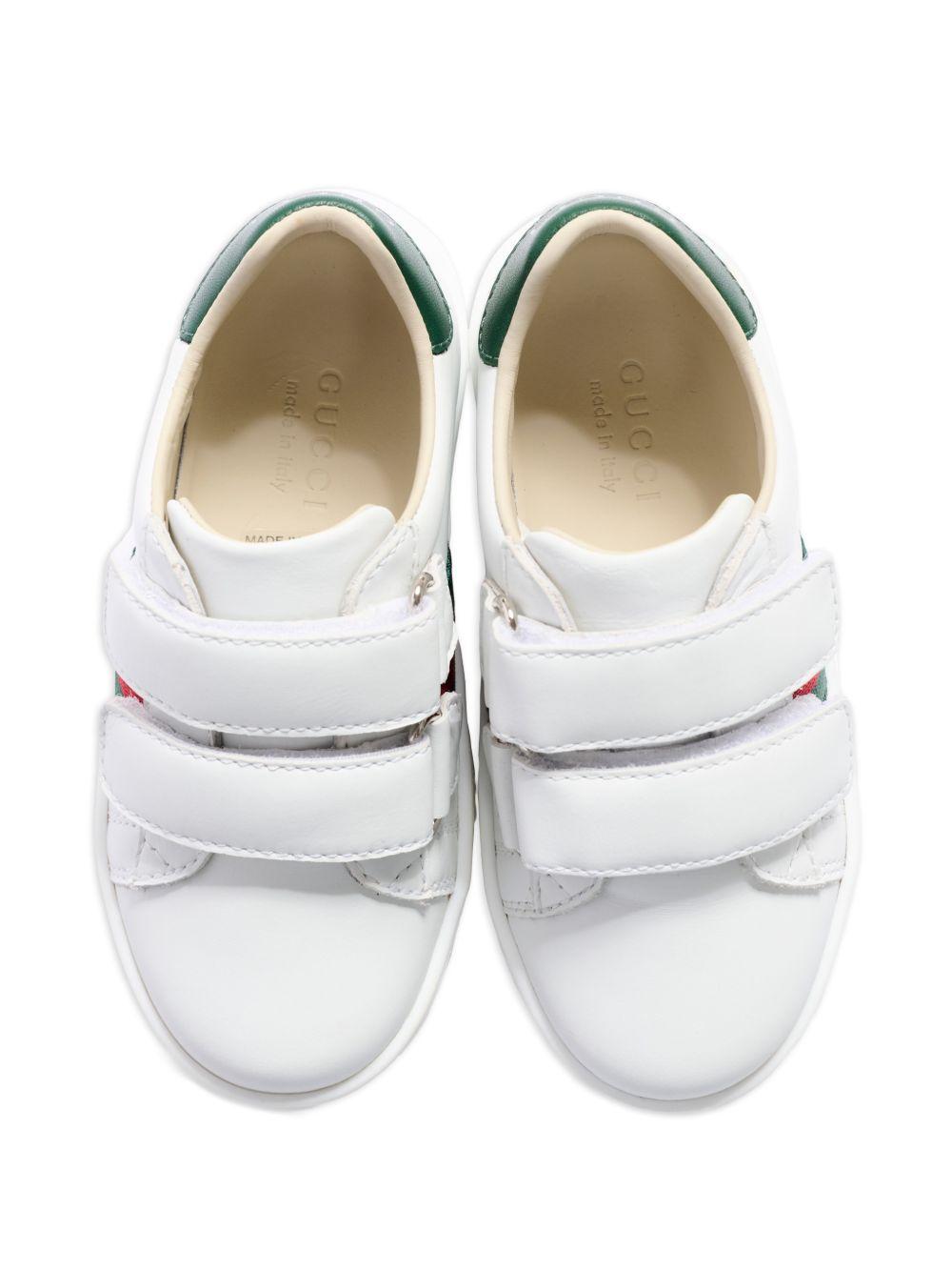Sneakers per bambini Gucci Kids bianca con stampa grafica sul lato 858455CPWB0 9085 GUCCI KIDS 