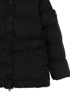 Giubbino per bambino Stone Island Kids nero con trama imbottita L2S164100012S0A23 V0029 STONE ISLAND KIDS 