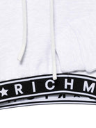 Felpa per bambina John Richmond Junior grigio con cappuccio RGP25111FE GREY LIGHT MELANGE JOHN RICHMOND KIDS 