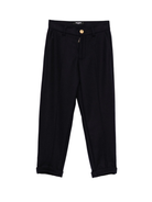 Pantaloni per bambino Balmain Kids blu con logo ricamato BX6P80 I0283 621OR BALMAIN KIDS 