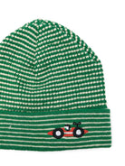 Cappello per neonato Bobo Choses verde con ricamo a forma di auto B225AH048 331 BOBO CHOSES KIDS 