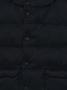 Giubbino Baxter P Jr Flannel per bambino MC2 Saint Barth Kids blu con stampa grafica sul retro BAX0009 00050I MC2 ST. BARTH KIDS 