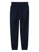 Pantaloni sportivi per bambino Boss Kids blu con logo tono su tono J52908 849 BOSS KIDS 