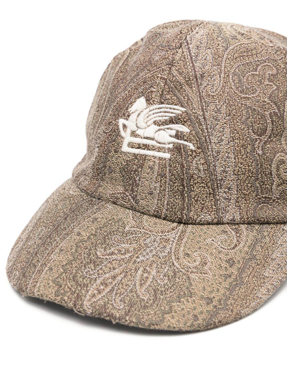Cappello per bambino Etro Kids marrone con stampa Paisley all-over GY0P57 U0264 311 ETRO KIDS 