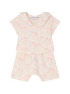 Completo Laelia per neonata Bonpoint beige con stampa a fiori S06NNIK00012 521 BONPOINT KIDS 