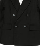 Giacca per bambino Roberto Cavalli Kids nera a doppiopetto CBP26119GC BLACK ROBERTO CAVALLI KIDS 