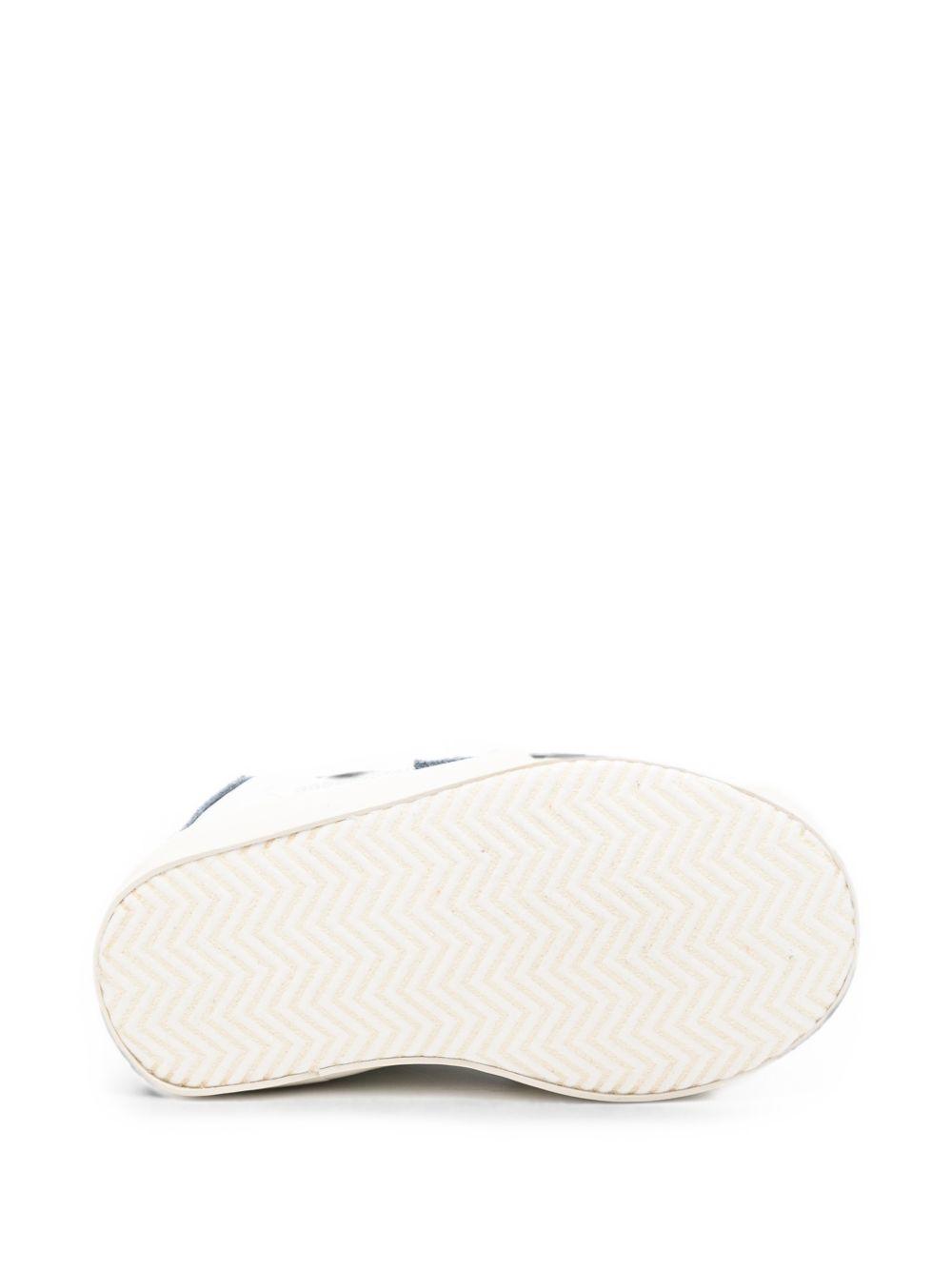 Sneakers per neonato Goolden Goose Kids bianco con toppa a stelle F00166F008632 10573 GOLDEN GOOSE KIDS 