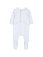 Tutine per neonata Kenzo Kids azzurro e beige con applicazioni logo K61614 77M KENZO KIDS 
