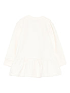 Abito per neonata MSGM Kids bianco con stampa gatto F5MSNGDR289 013 MSGM KIDS 