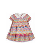 Abito per neonata Missoni Kids multicolore con ruches MY1031 Q0107 999 MISSONI KIDS 