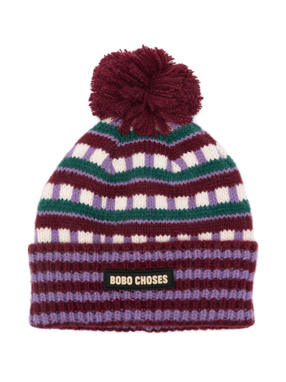 Cappello per bambina Bobo Choses multicolore con pompon B225AI039 511 BOBO CHOSES 
